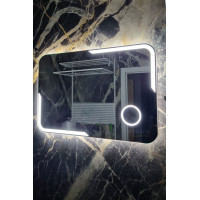 Настенное зеркало с увеличением и подсветкой Керамо